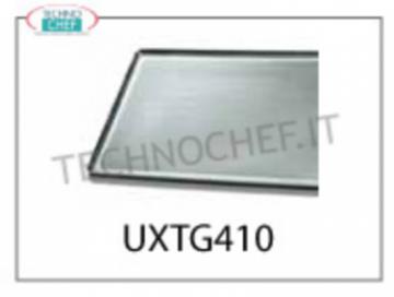 TECHNOCHEF - FLAT ALUMINUM PLATE, Mod.TG410 FLAT ALUMINUM PLATE, 600x400x15H - Indicated unit price, available in packs of 2 pieces